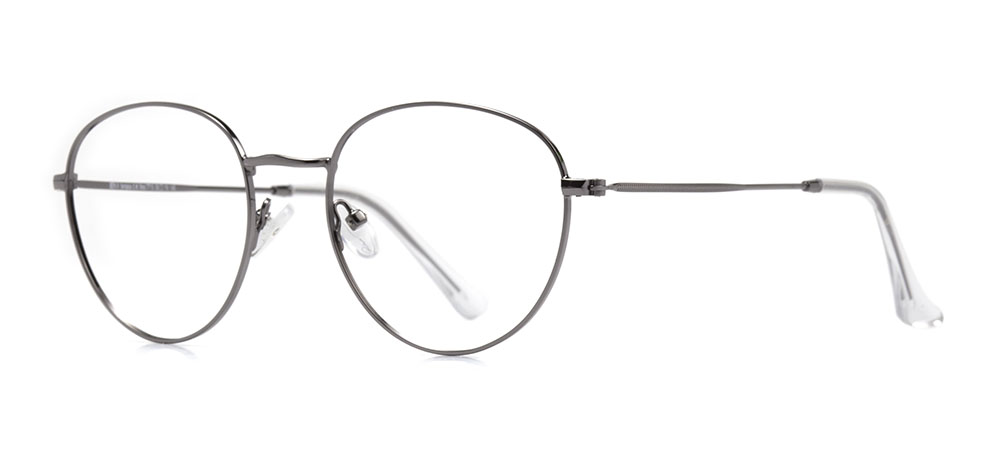 BENX Eyeglasses Teenage Man,Woman,Unisex Oval Full-Rimmed Metal Unfiltered BXMTL 7715.50-C.02